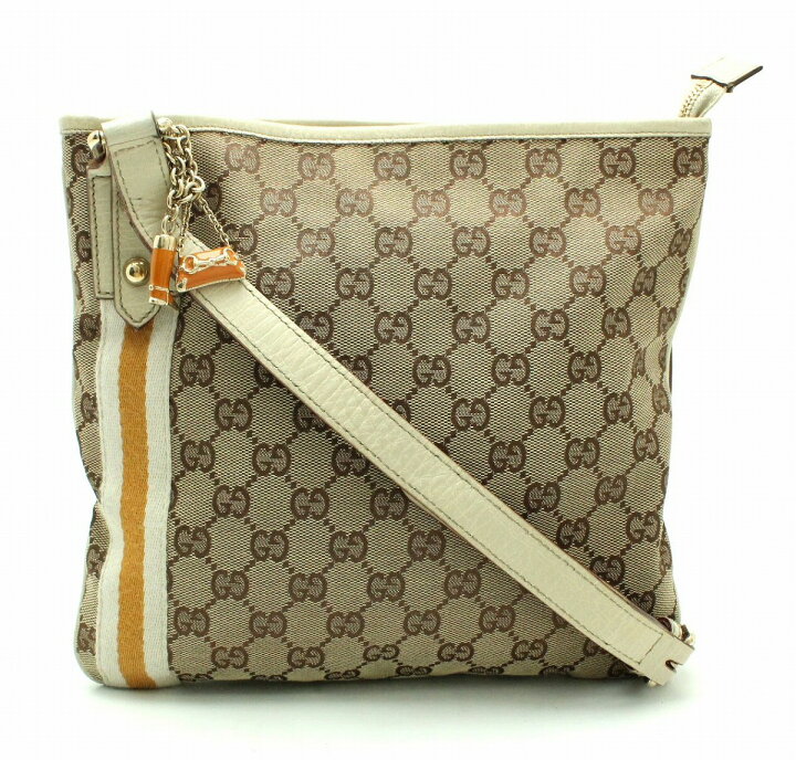 楽天市場】【バッグ】GUCCI グッチ GGキャンバス ウェビングライン 