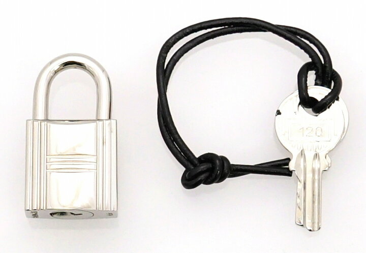楽天市場】HERMES エルメス カデナ パドロック No.120 南京錠 鍵 カギ  