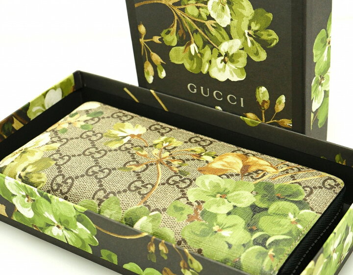 楽天市場】【財布】GUCCI グッチ GGブルームス GGスプリーム フラワー 