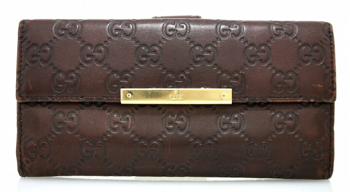 楽天市場】【財布】GUCCI グッチ グッチシマ 2つ折 Wホック ダブル  