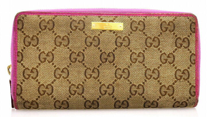 楽天市場】【財布】GUCCI グッチ GGキャンバス ラウンドファスナー 長  