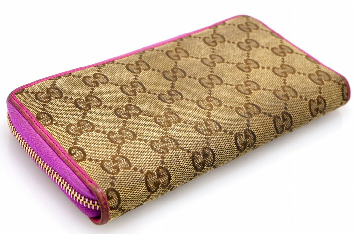 楽天市場】【財布】GUCCI グッチ GGキャンバス ラウンドファスナー 長 