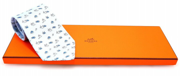 楽天市場】【未使用品】【アパレル】HERMES エルメス ネクタイ シルク 
