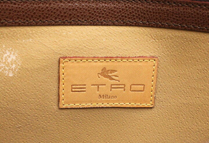 楽天市場】【バッグ】ETRO エトロ ペイズリー柄 ブリーフケース 