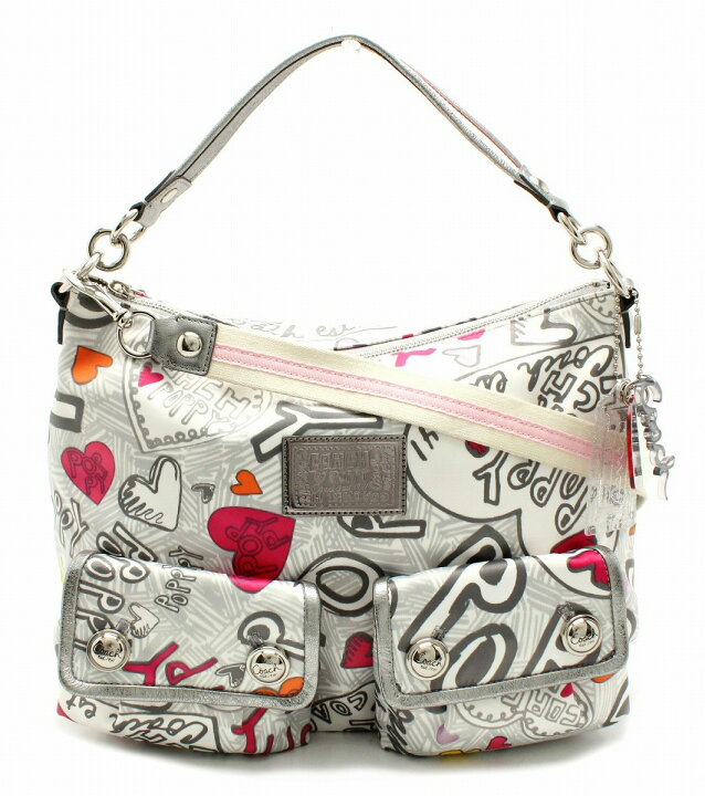 楽天市場】【バッグ】COACH コーチ ポピー グラフティー 2WAY 