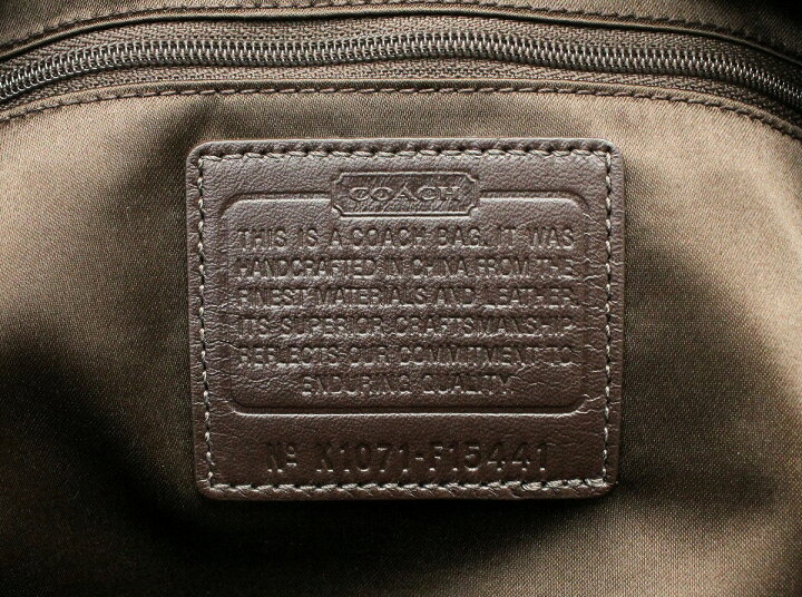 楽天市場】【バッグ】COACH コーチ アシュレイ シグネチャー サテン