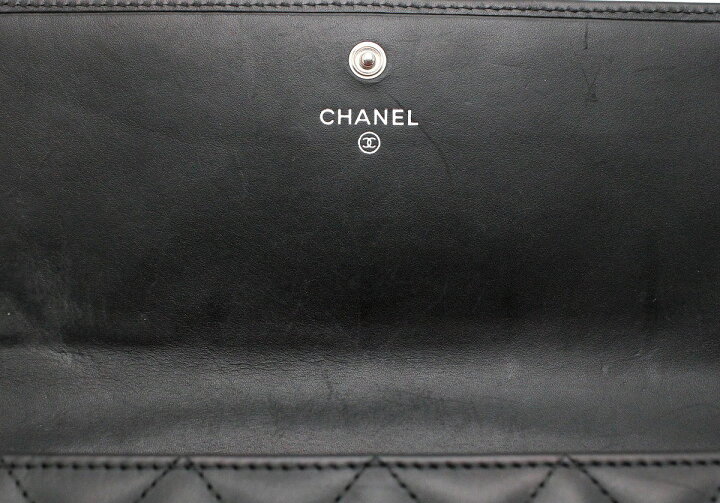 楽天市場】【財布】CHANEL シャネル カンボンライン 2つ折長財布 