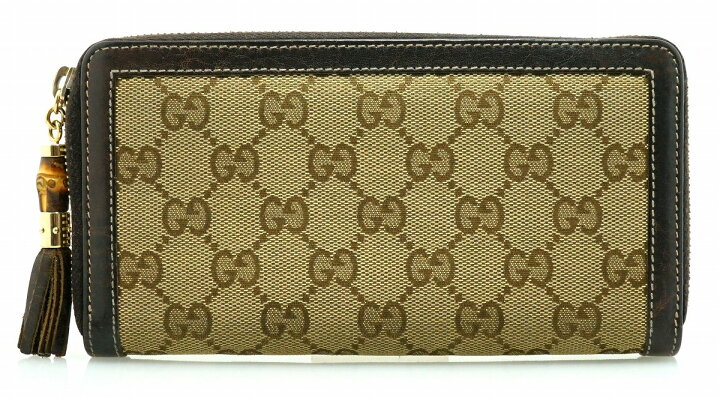 楽天市場】【財布】GUCCI グッチ GGキャンバス バンブータッセル  