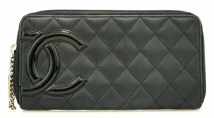 楽天市場】【財布】CHANEL シャネル カンボンライン ラウンド  