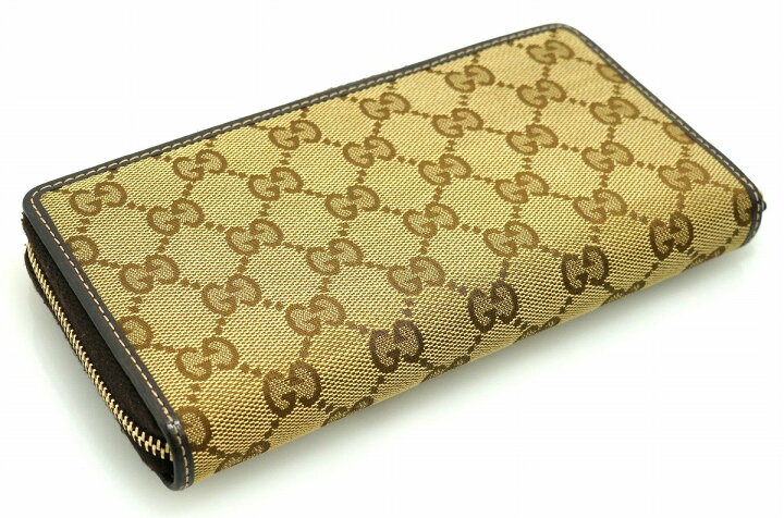 楽天市場】【財布】GUCCI グッチ GGキャンバス ラウンドファスナー 長 