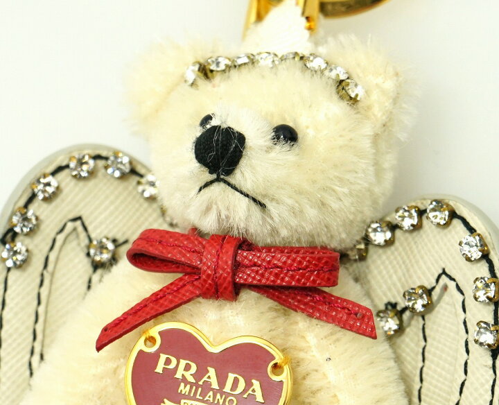 楽天市場】PRADA プラダ チャーム ベアー クマ 天使 エンジェル ライン 