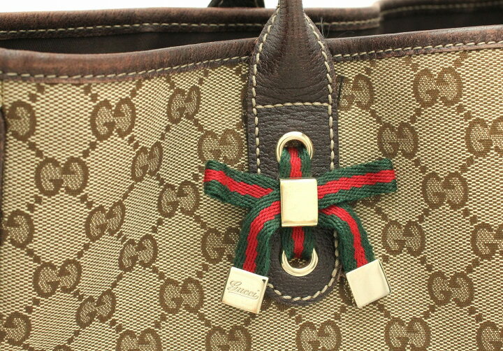 楽天市場】【バッグ】GUCCI グッチ プリンシーライン GGキャンバス 