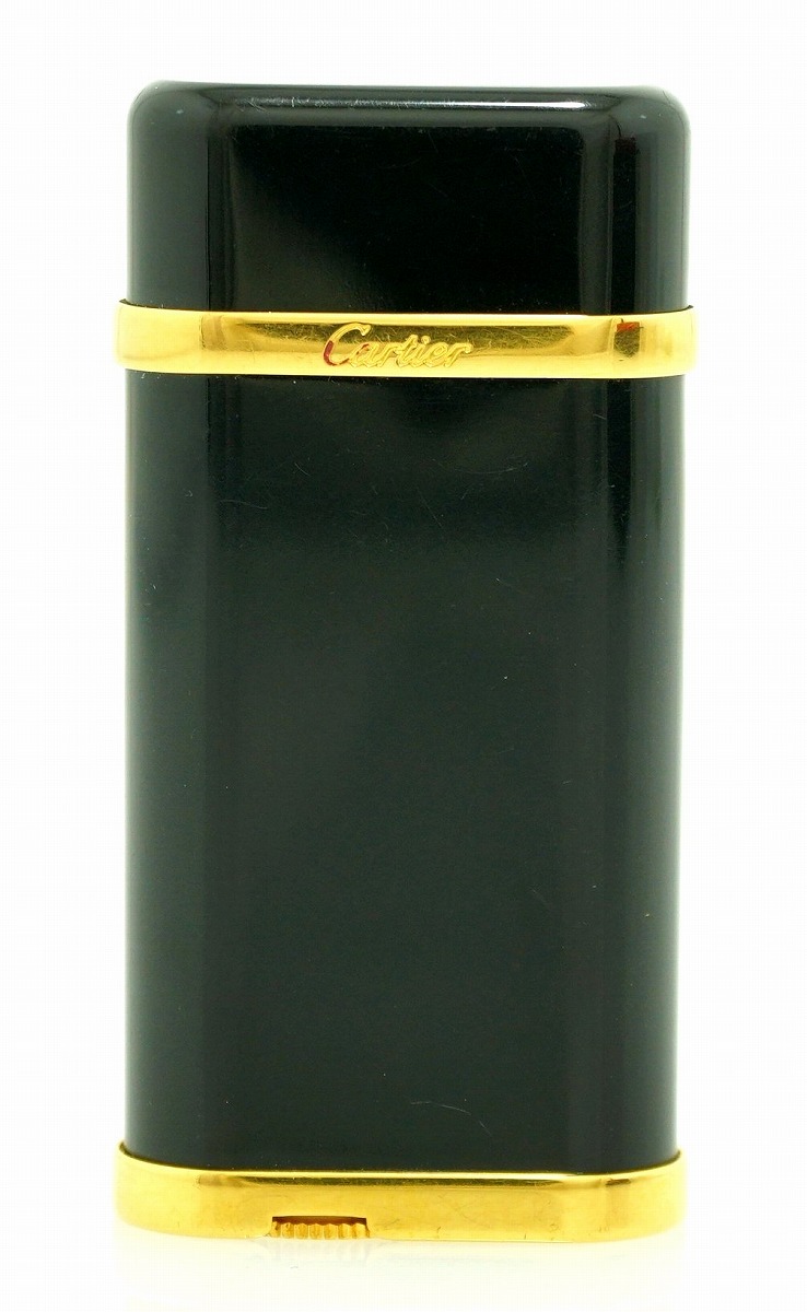 Cartier カルティエ オーバル ライター ゴールドフィニッシュ ブラックラッカー ライター ガスライター コンポジット 【中古】【k】 |  Blumin 楽天市場店