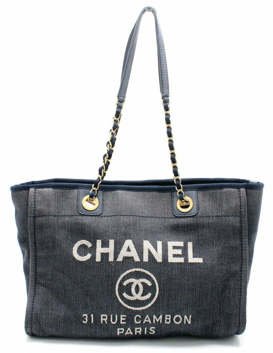 楽天市場】【バッグ】CHANEL シャネル ドーヴィルライン ミディアム 