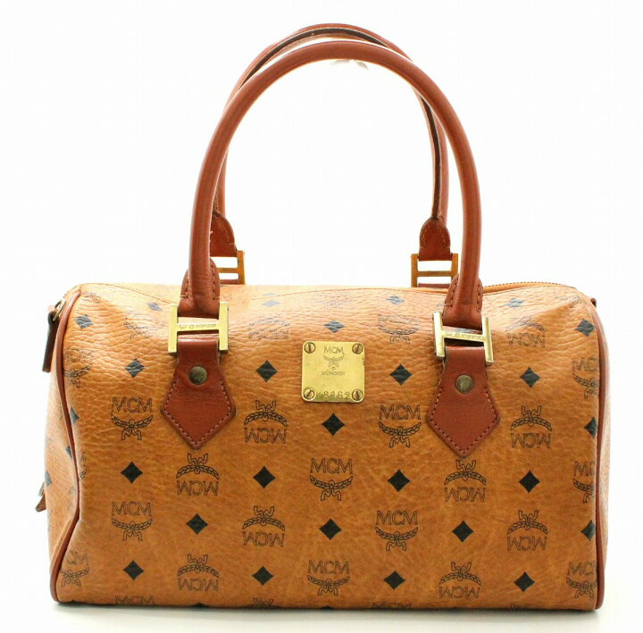 楽天市場】【バッグ】MCM エムシーエム ロゴグラム ミニボストンバッグ  