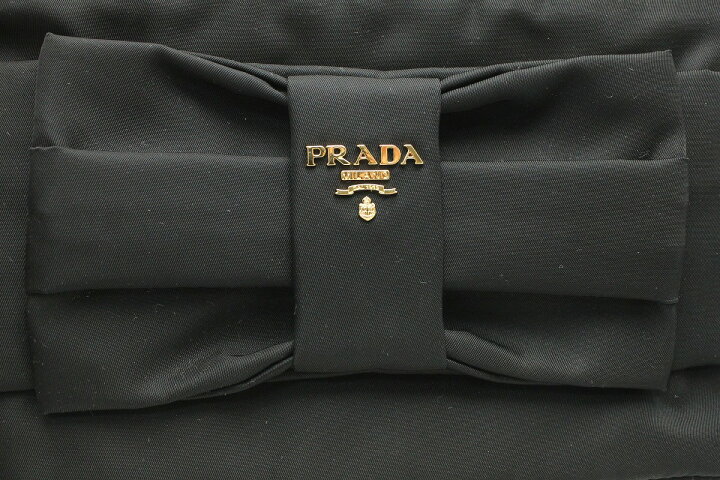 楽天市場】【未使用品】【バッグ】PRADA プラダ リボン ナイロン 