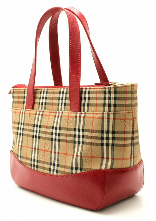 楽天市場】【バッグ】BURBERRY バーバリー ノバチェック ハンドバッグ 