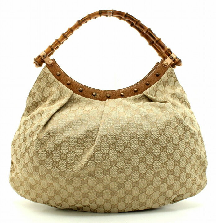 楽天市場】【バッグ】GUCCI グッチ バンブー GGキャンバス スタッズ  