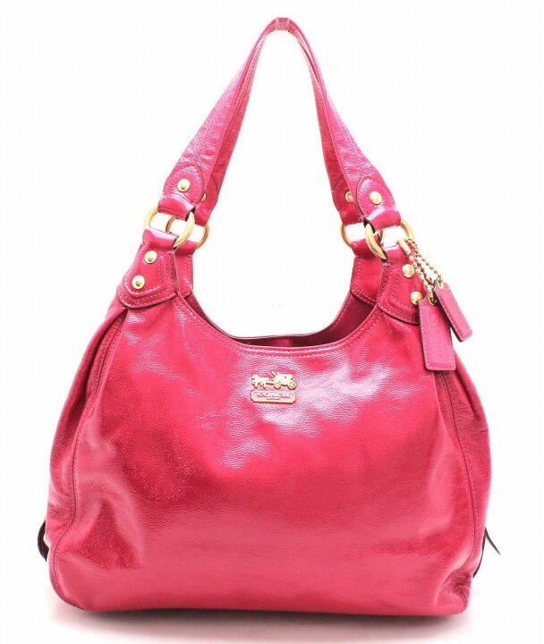 楽天市場】【バッグ】COACH コーチ マディソン マギー パテント  