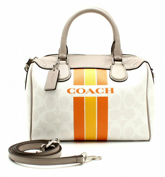 楽天市場】【バッグ】COACH コーチ ヴァーシティ ストライプ 