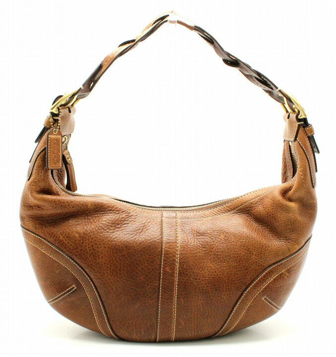 楽天市場】【バッグ】COACH コーチ ブレーデッド レザー ラージ 