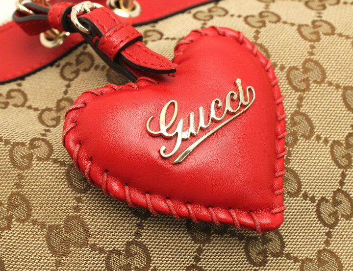 楽天市場】【バッグ】GUCCI グッチ GGキャンバス バレンタイン  