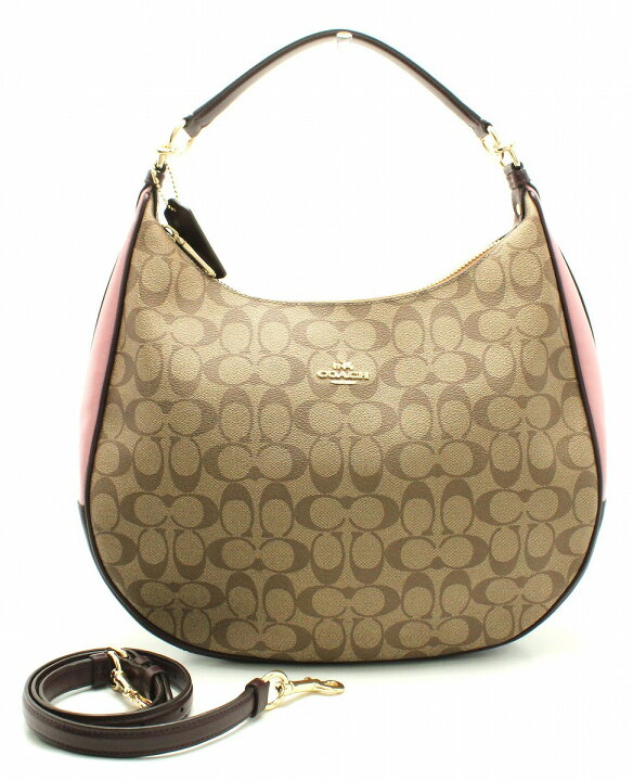楽天市場】【バッグ】COACH コーチ シグネチャー ホーボー 