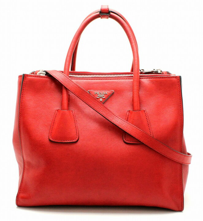 楽天市場】【バッグ】PRADA プラダ Wジップ ハンドバッグ 2WAY 