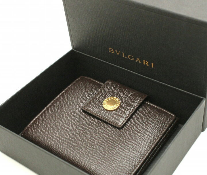 楽天市場】【財布】BVLGARI ブルガリ Wホック ダブルホック 2つ折財布 