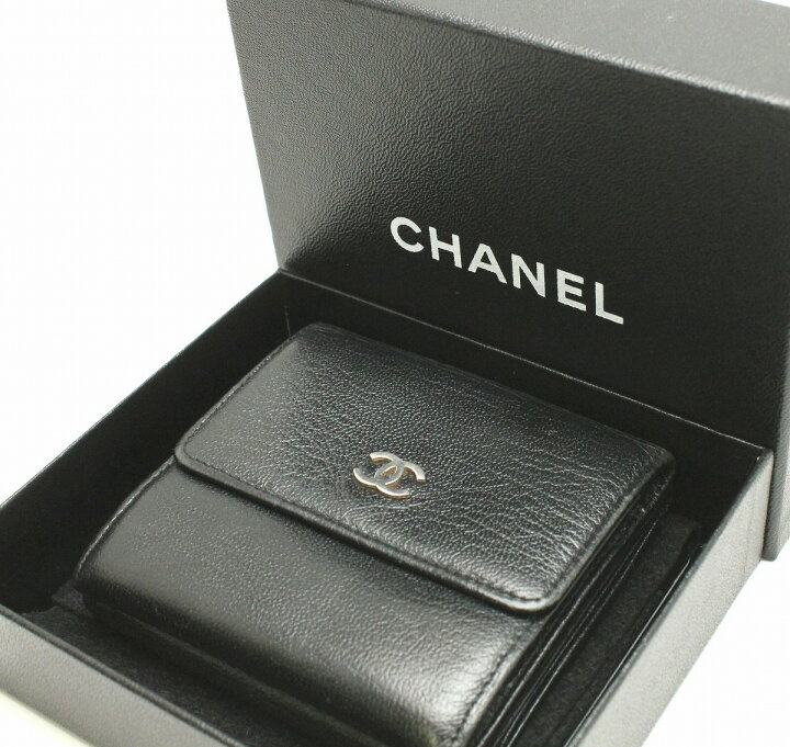 楽天市場】【財布】CHANEL シャネル ココマーク 2つ折 Wホック財布 