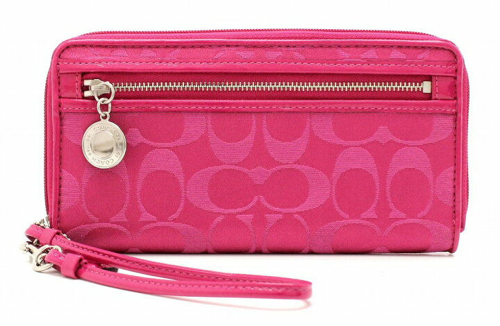 楽天市場】【未使用品】【財布】COACH コーチ シグネチャー ラウンド 