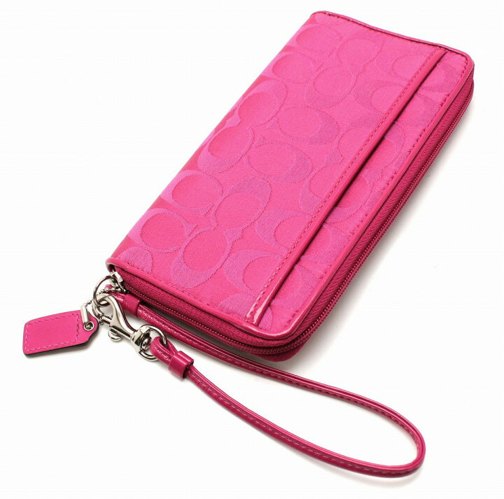 楽天市場】【未使用品】【財布】COACH コーチ シグネチャー ラウンド 