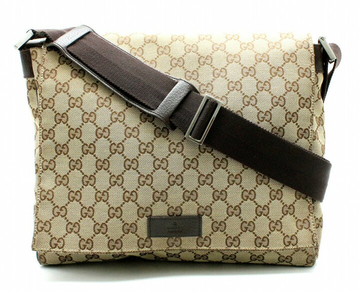 楽天市場】【バッグ】GUCCI グッチ GGキャンバス メッセンジャーバッグ 
