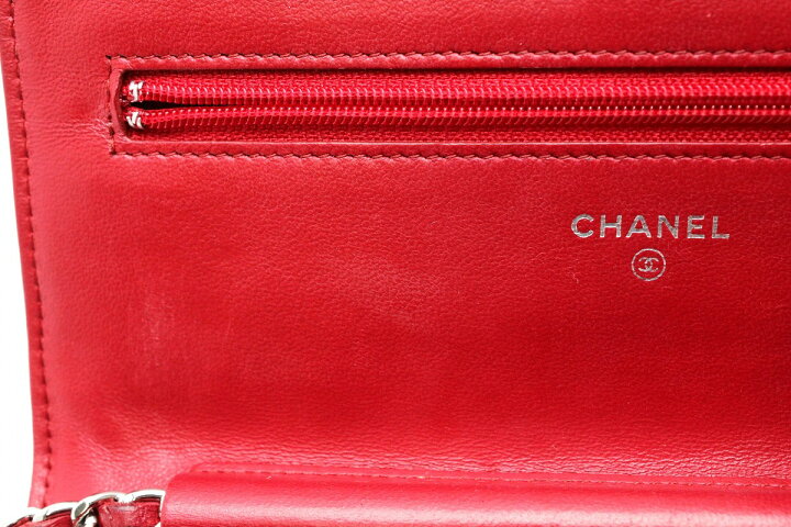 楽天市場】【財布】CHANEL シャネル カメリア チェーンウォレット 