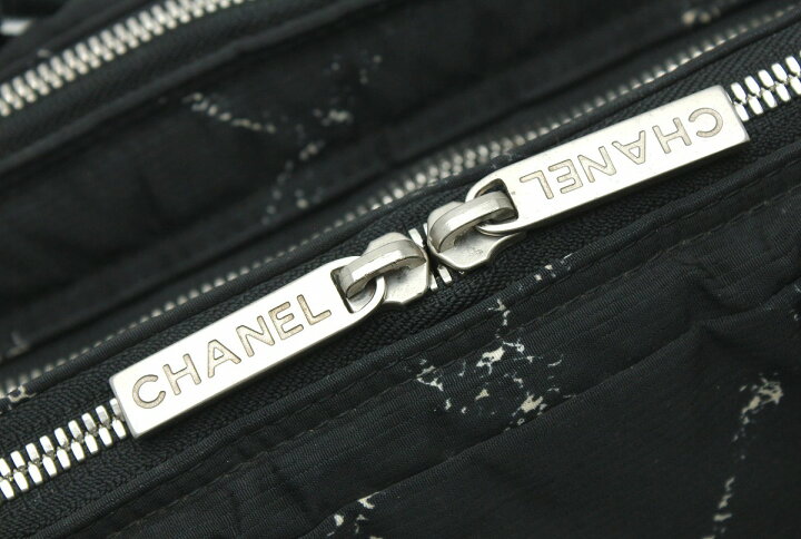 楽天市場】【バッグ】CHANEL シャネル 旧 トラベルライン ミニボストン 