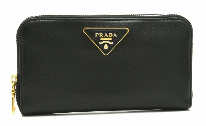 楽天市場】【財布】PRADA プラダ ラウンドファスナー 長財布 レザー 