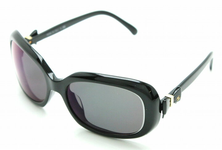 楽天市場】CHANEL シャネル サングラス リボン ココマーク スモーク 黒  