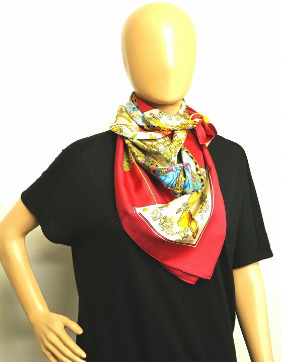 HERMES エルメス 大判スカーフ カレ90 D303（楽天市場】【新品未使用品  