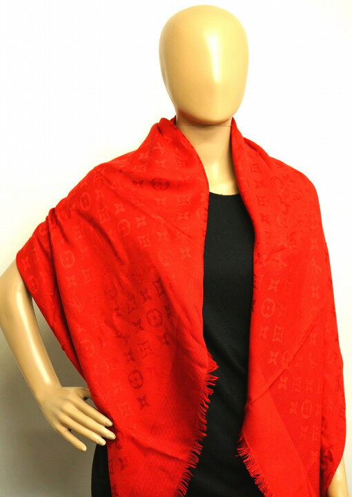 楽天市場】LOUIS VUITTON ルイ ヴィトン ショール モノグラム 大判  