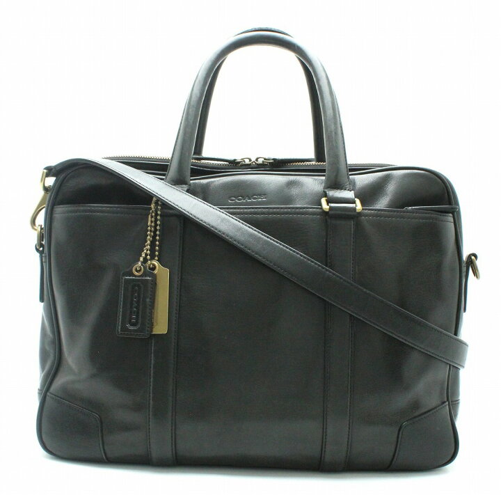 楽天市場】【バッグ】COACH コーチ レザー 2WAYショルダー ビジネス 