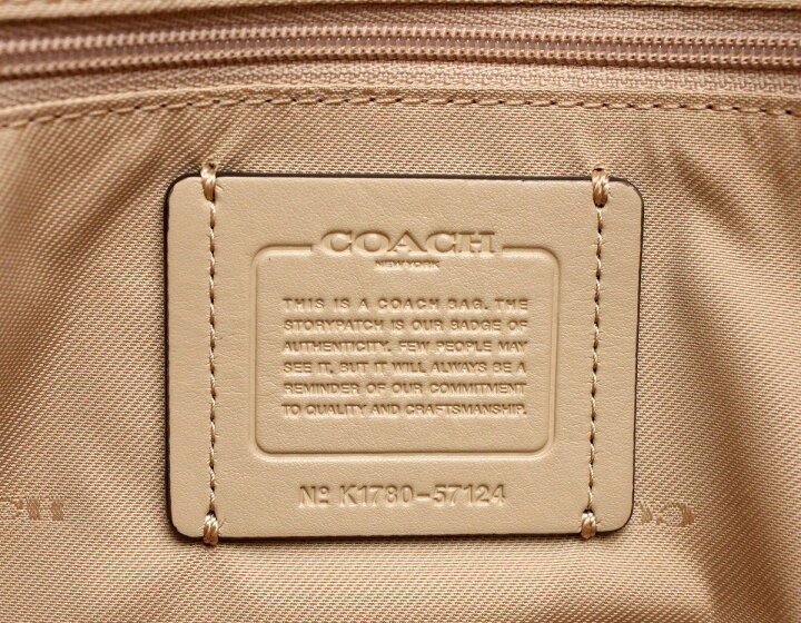 楽天市場】【新品未使用品】【バッグ】COACH コーチ レザー  
