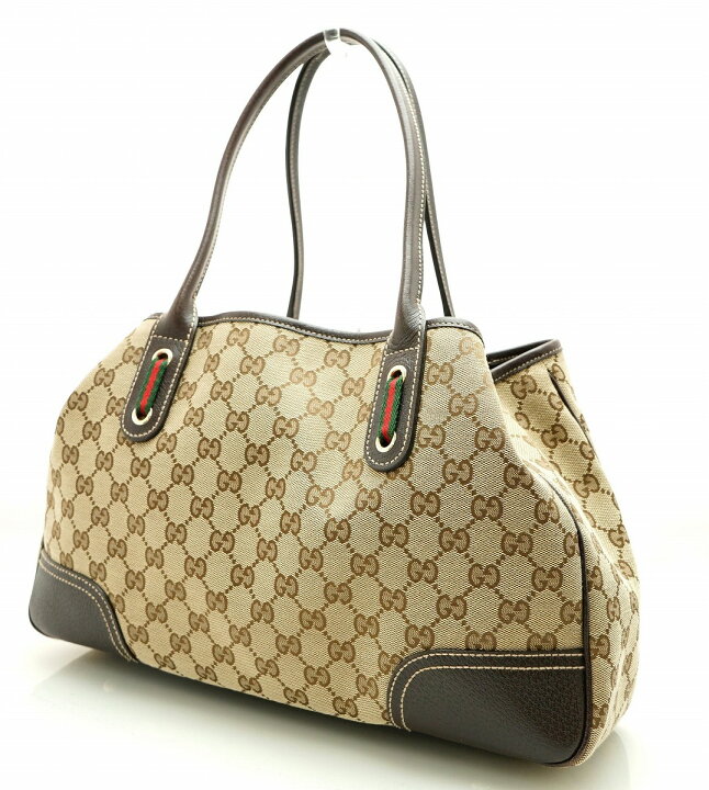 楽天市場】【バッグ】GUCCI グッチ GGキャンバス プリンシー レザー 