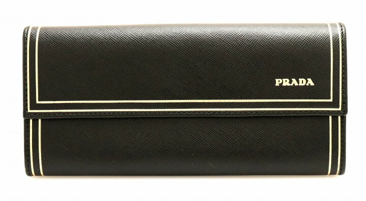 楽天市場】【未使用品】【財布】PRADA プラダ 2つ折り長財布 レザー 型 