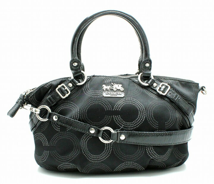 楽天市場】【バッグ】COACH コーチ マディソン ドッテッド オプアート 