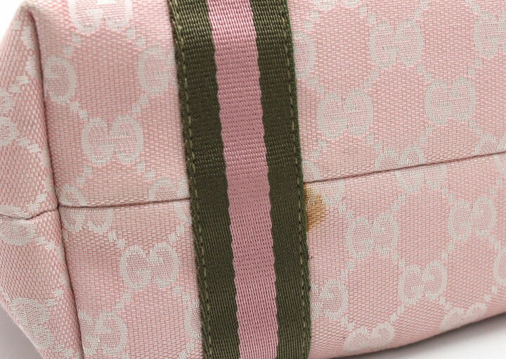 楽天市場】【バッグ】GUCCI グッチ GGキャンバス ミニトートバッグ 