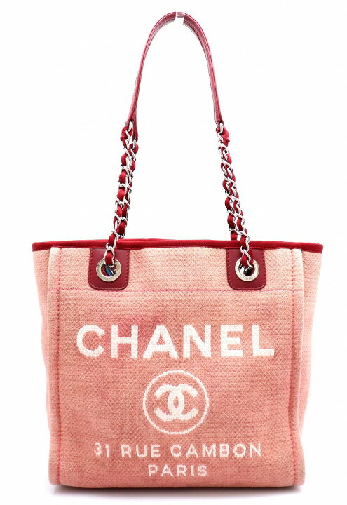 楽天市場】【バッグ】CHANEL シャネル ドーヴィルライン ドーヴィルPM  