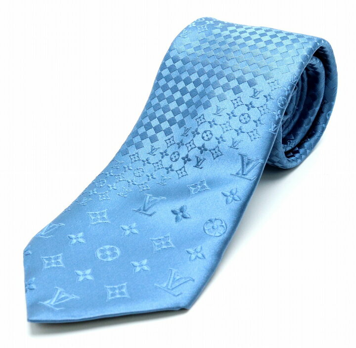 ルイヴィトン LV デュアル M79430 モノグラムシルクネクタイ 中古 BS99  