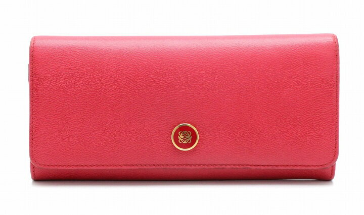 楽天市場】【財布】LOEWE ロエベ アナグラムボタン コンチネンタル 