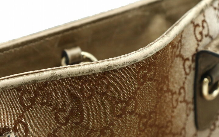 楽天市場】【バッグ】GUCCI グッチ GGキャンバス ハートビット トート  