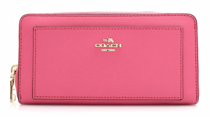 楽天市場】【財布】COACH コーチ クロスグレイン レザー ジップ 